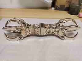 密教法具 人形五鈷杵 金剛杵 法器 寺院用仏具 真鍮製 23cm Amazon｜dsdsad 密教法具「五鈷杵」真鍮製 最高級品 密教呪術の